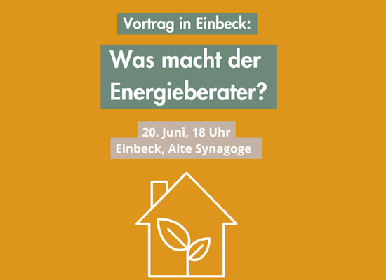 Vortrag in Einbeck: Was macht der Energieberater?